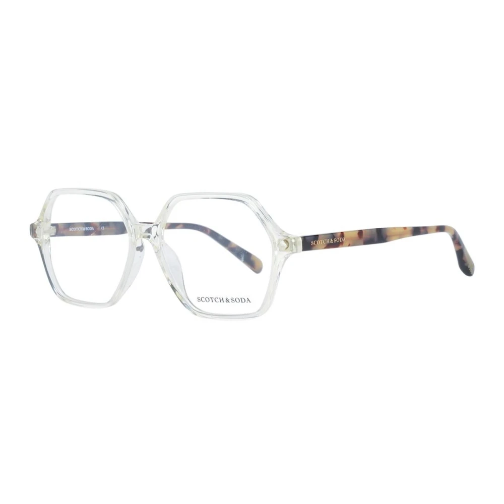 Scotch & Soda Transparante Vierkante Optische Monturen Vrouwen Gray Dames