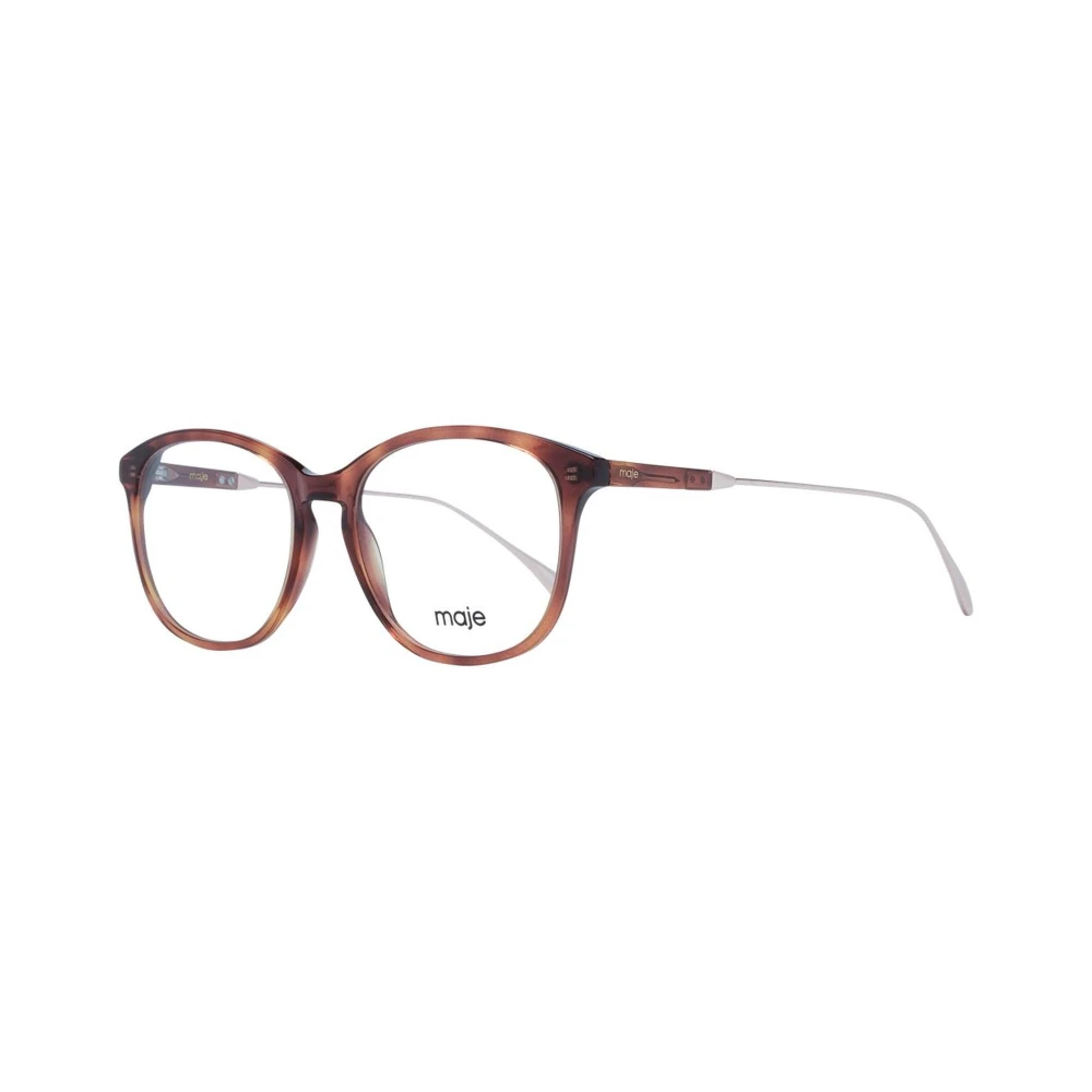 Maje Bruine Vierkante Acetaat Optische Frames Brown Dames