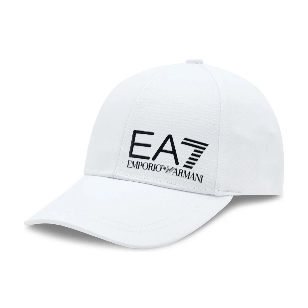 Emporio Ar i EA7 Casual baseballpet in wit zwart White Unisex