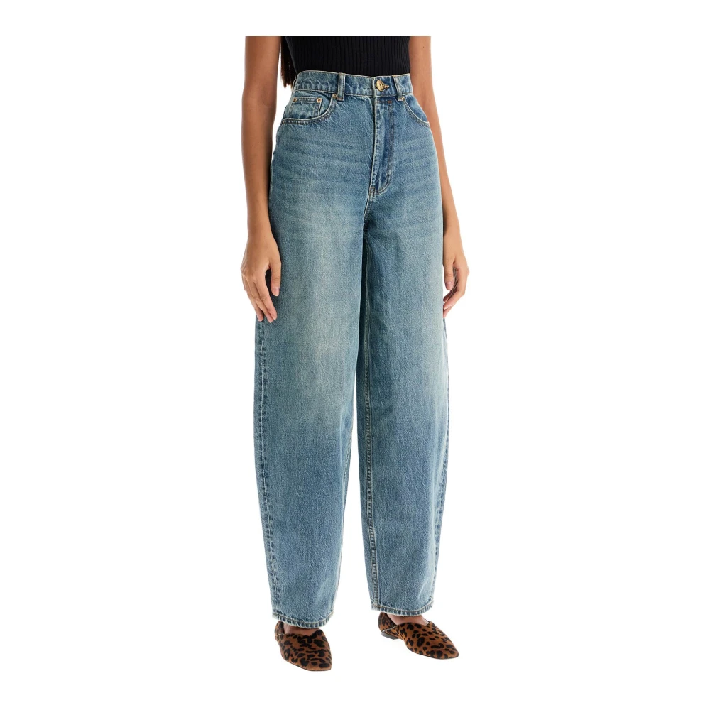 Zimmermann Denim Barrel Sketch Illustr Jeans Blue Dames