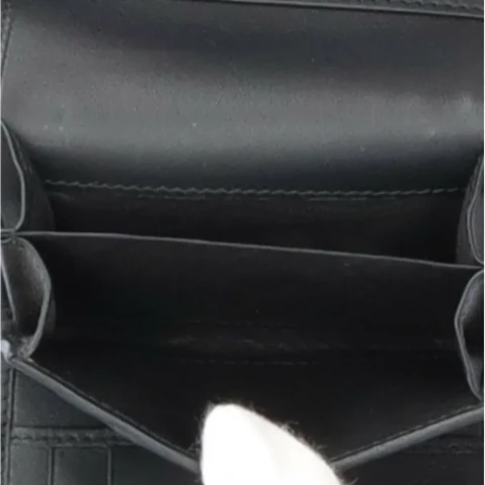Gucci Vintage Pre-owned Leather wallets Black Dames