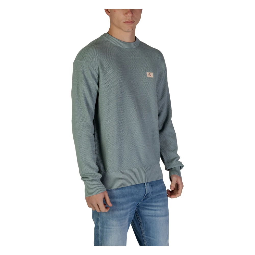 Calvin Klein Jeans Heren Sweatshirt Lente Zomer Collectie Green Heren