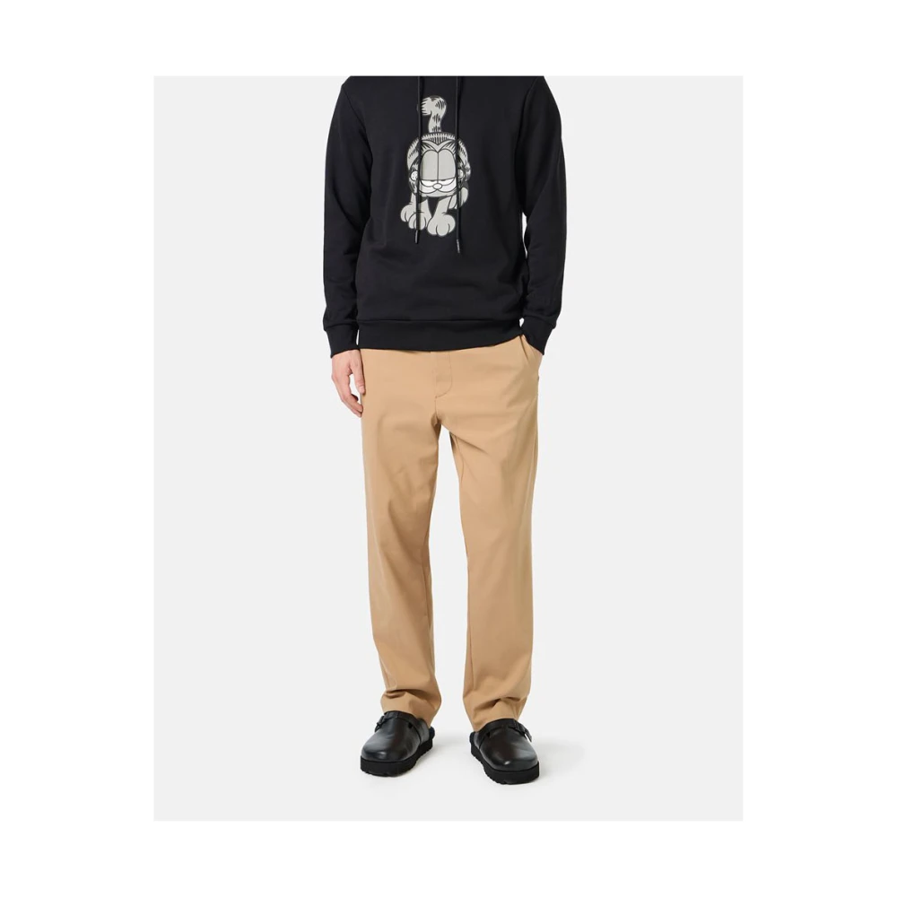 Iceberg Hoodie met cartoonprints Black Heren