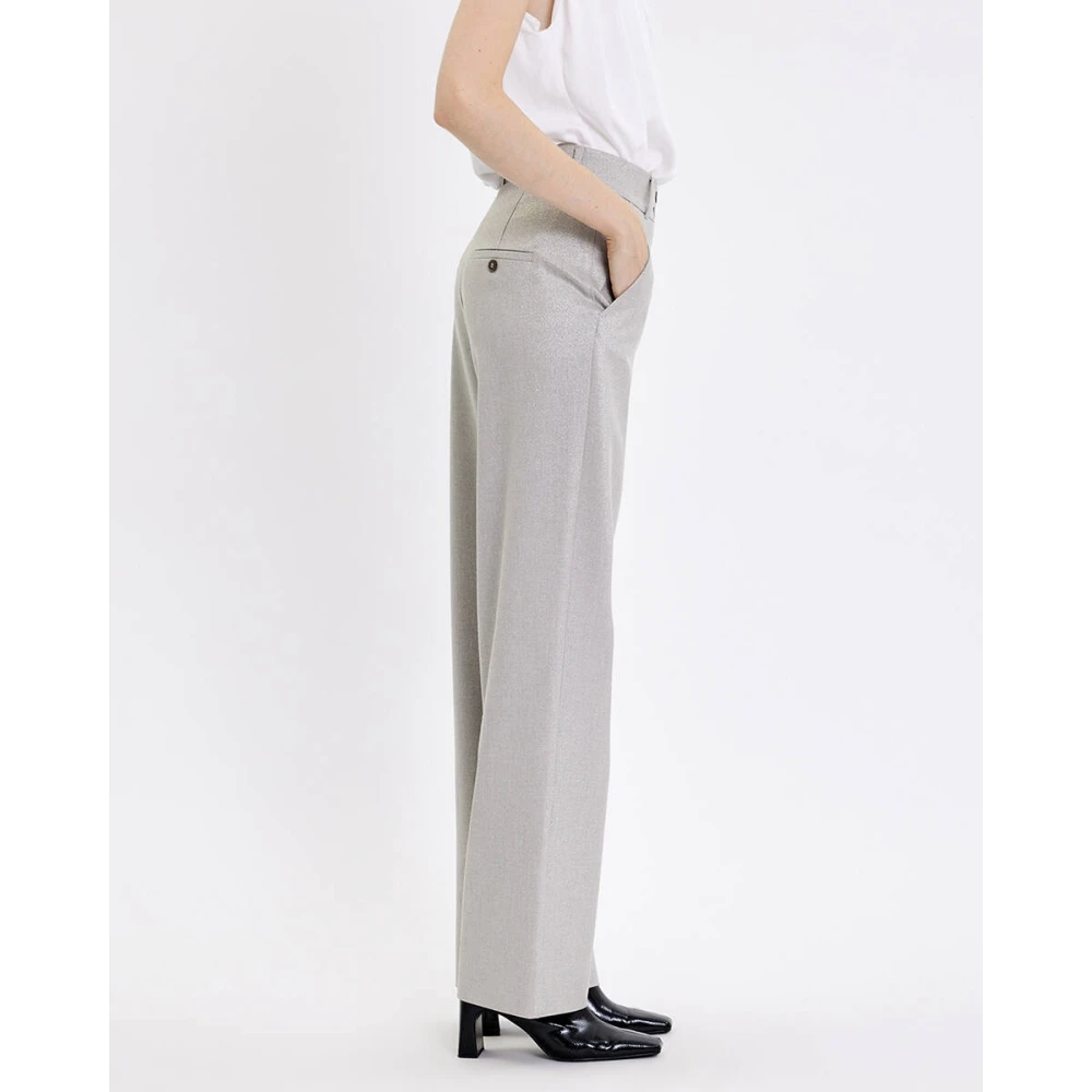 Fiveunits Sophia Zilveren Broek Gray Dames