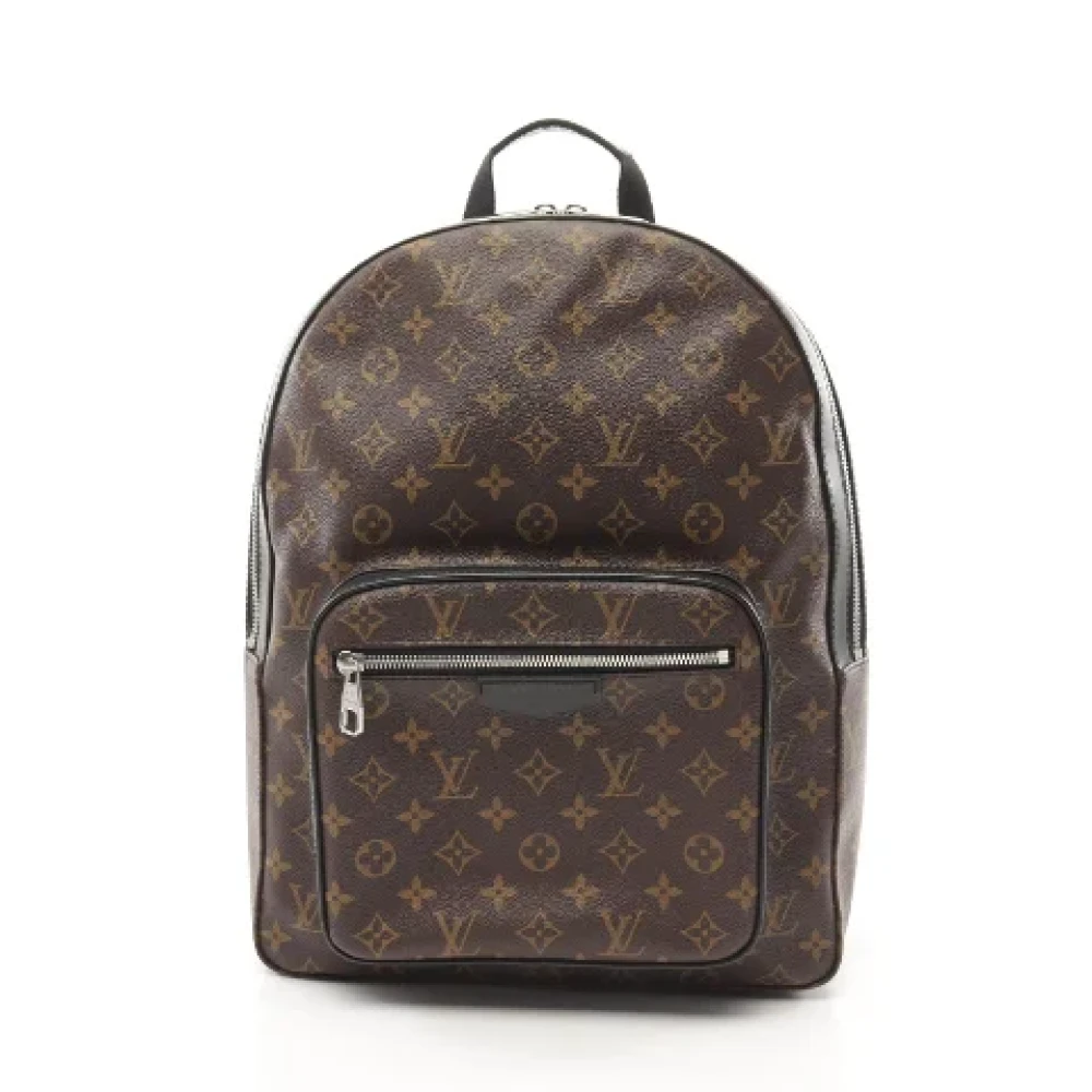 Louis Vuitton Vintage Pre-owned Canvas backpacks Brown Dames