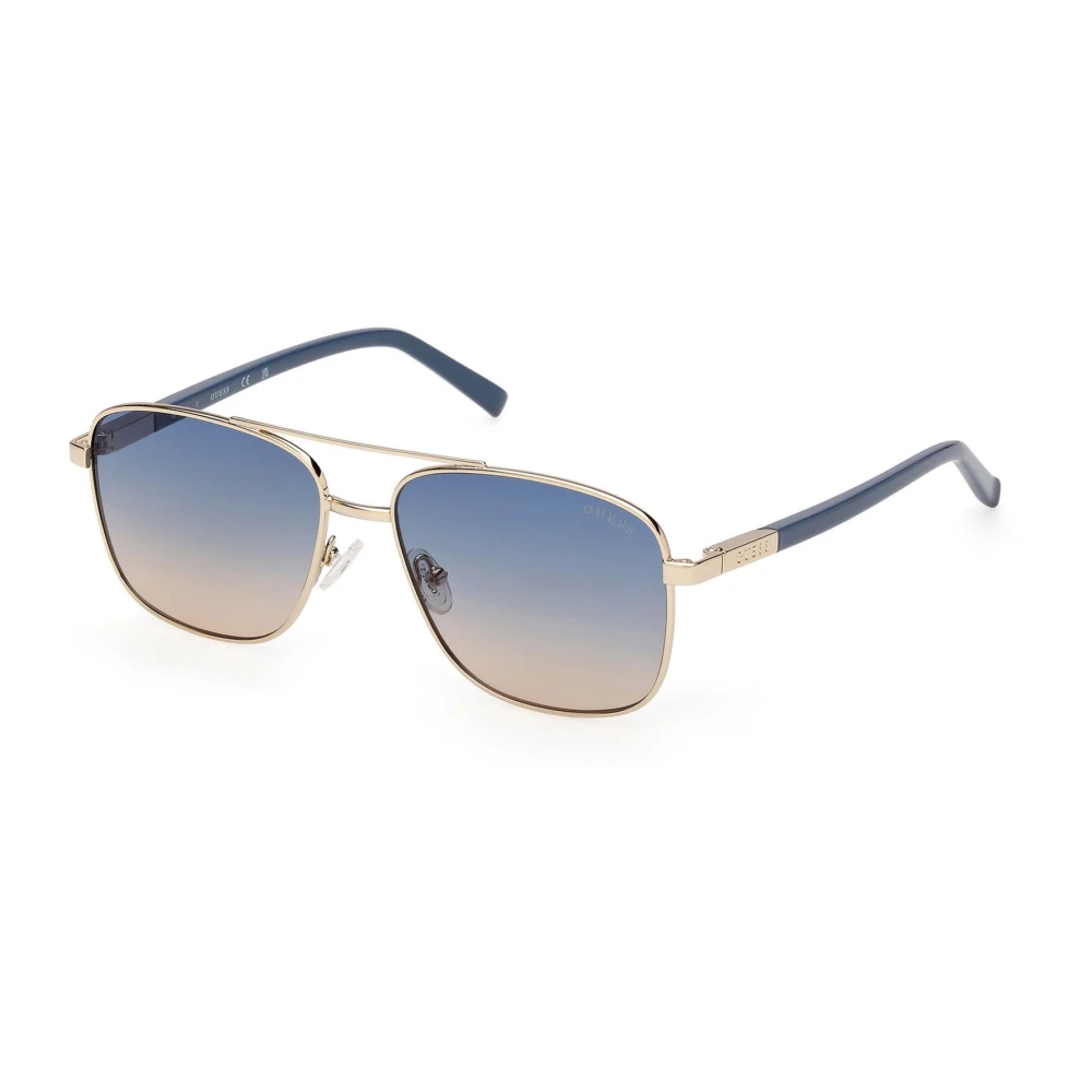 Guess Yellow Sunglasses, Unisex, 54 Mm, Gu3040 Sunglasses