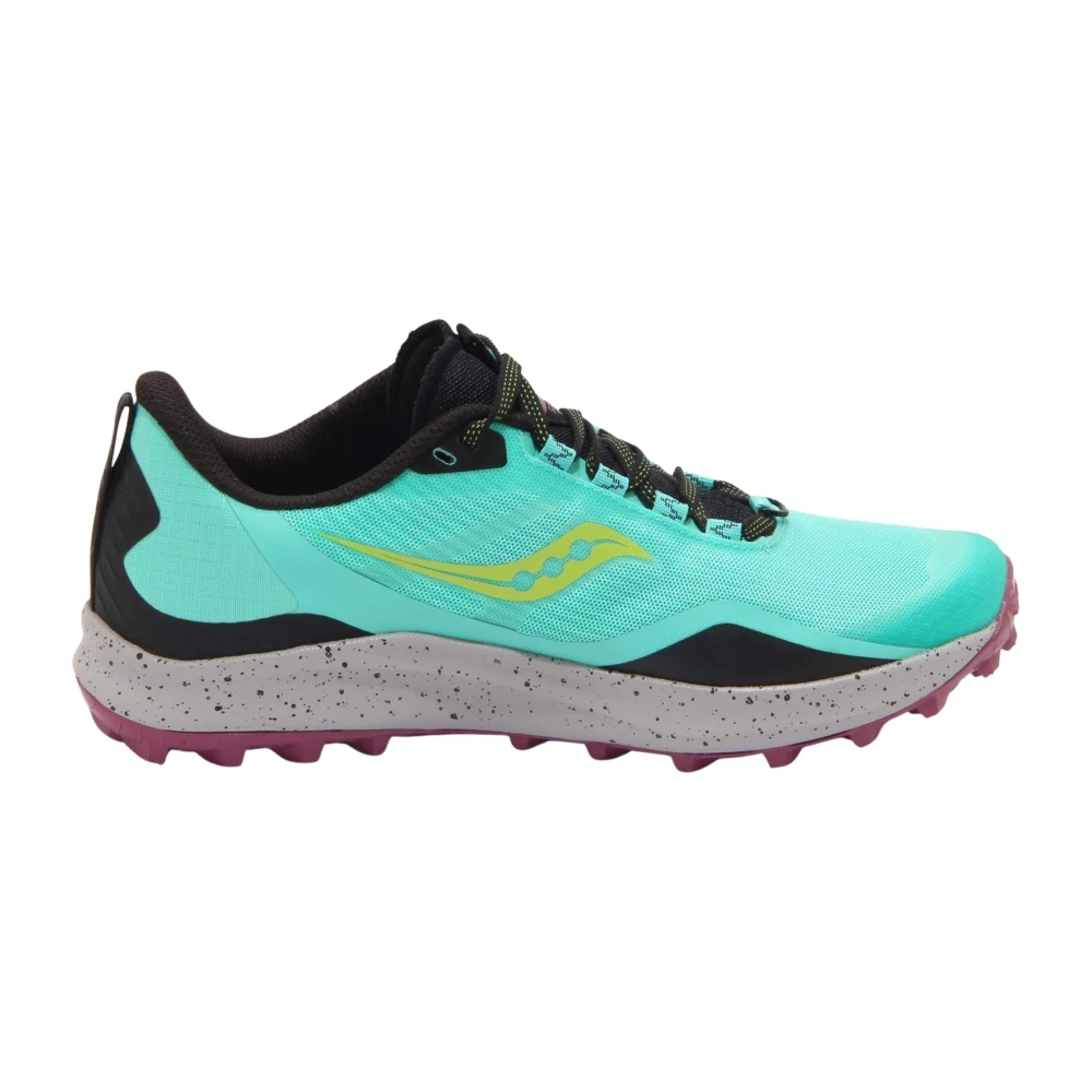 Saucony Peregrine 12 Cool /Acid Schoenen Dames Schoenen Blauw
