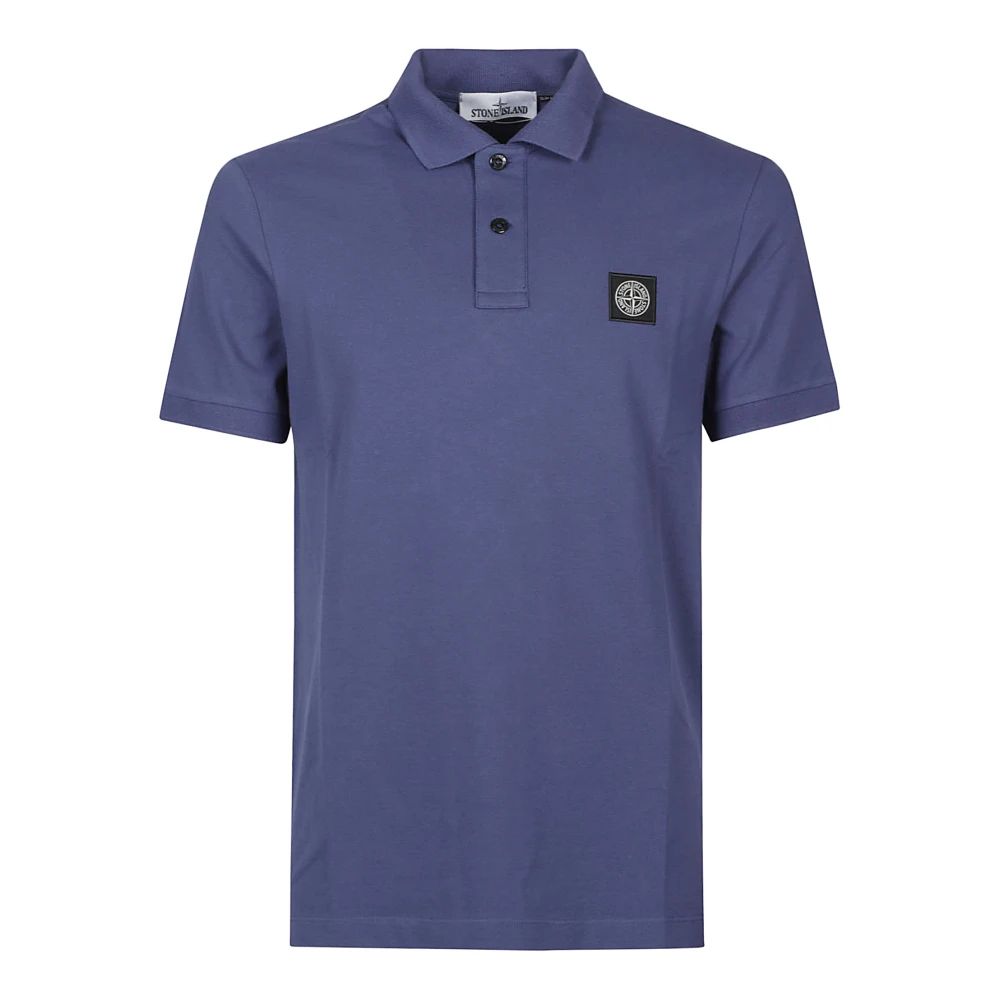 Stone Island Slim Fit Polo Shirt Blue Heren