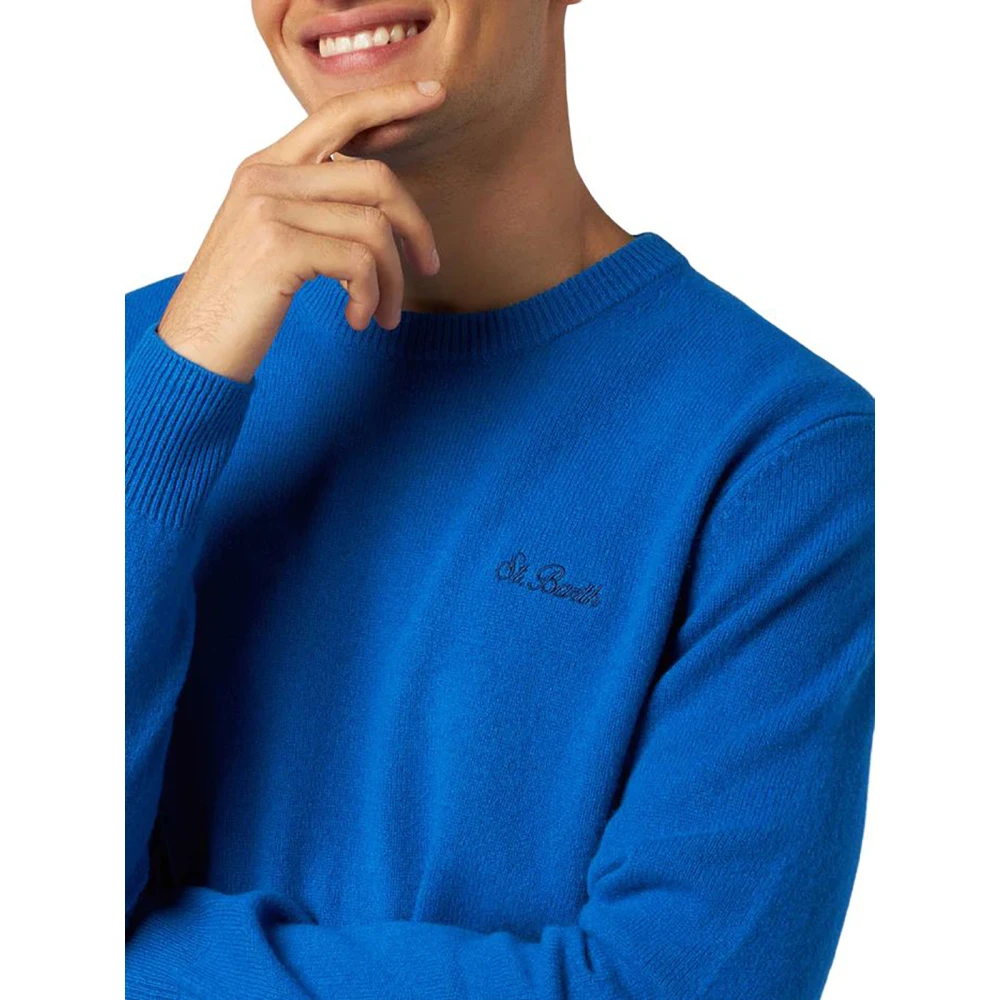 MC2 Saint Barth Stijlvolle Sweaters voor Heren Blue Heren
