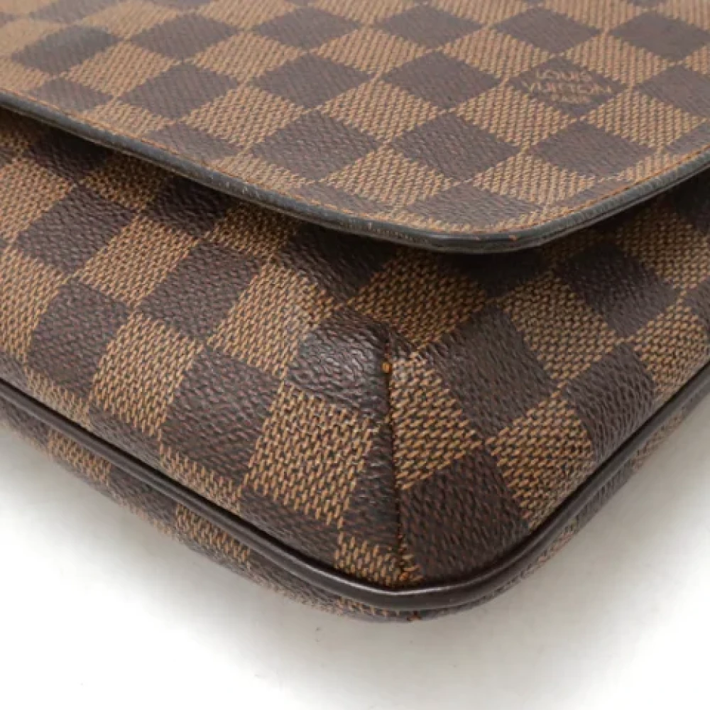 Louis Vuitton Vintage Pre-owned Plastic shoulder-bags Brown Dames