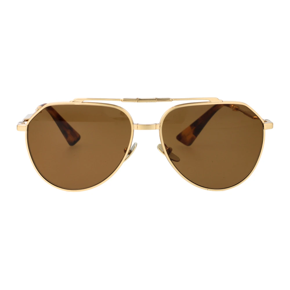 Dolce&Gabbana Man Sunglass DG2302 - Frame color: Gold, Lens color: Brown - Image 4