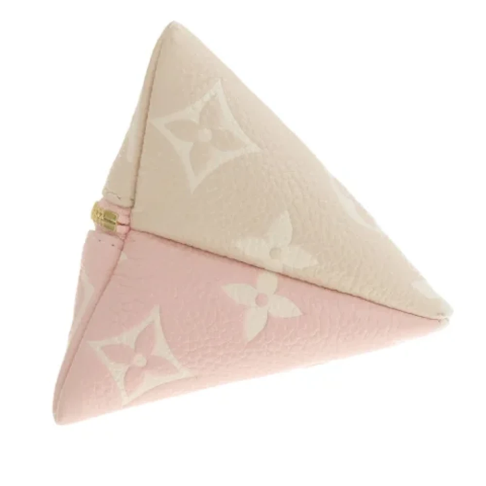 Louis Vuitton Vintage Pre-owned Canvas pouches Beige Dames