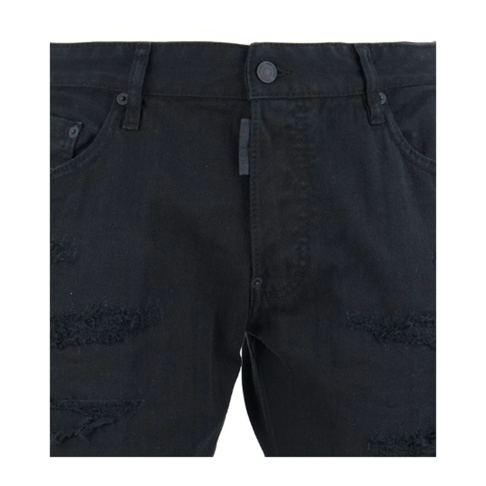 Dsquared2 Herenknoop Jeans Black Heren