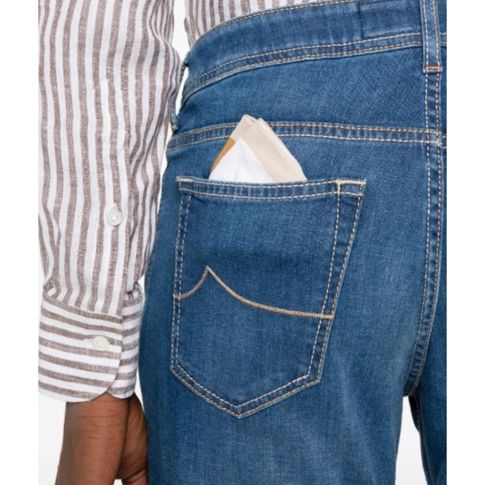 Jacob Cohën Slim Fit Bard Broek Blue Heren