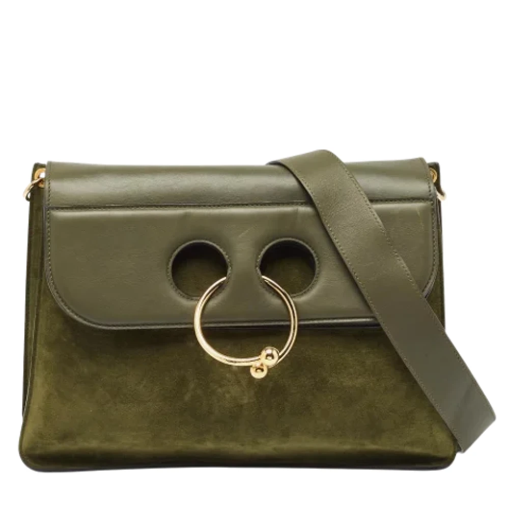 JW Anderson Pre-owned Leather shoulder-bags Green Dames