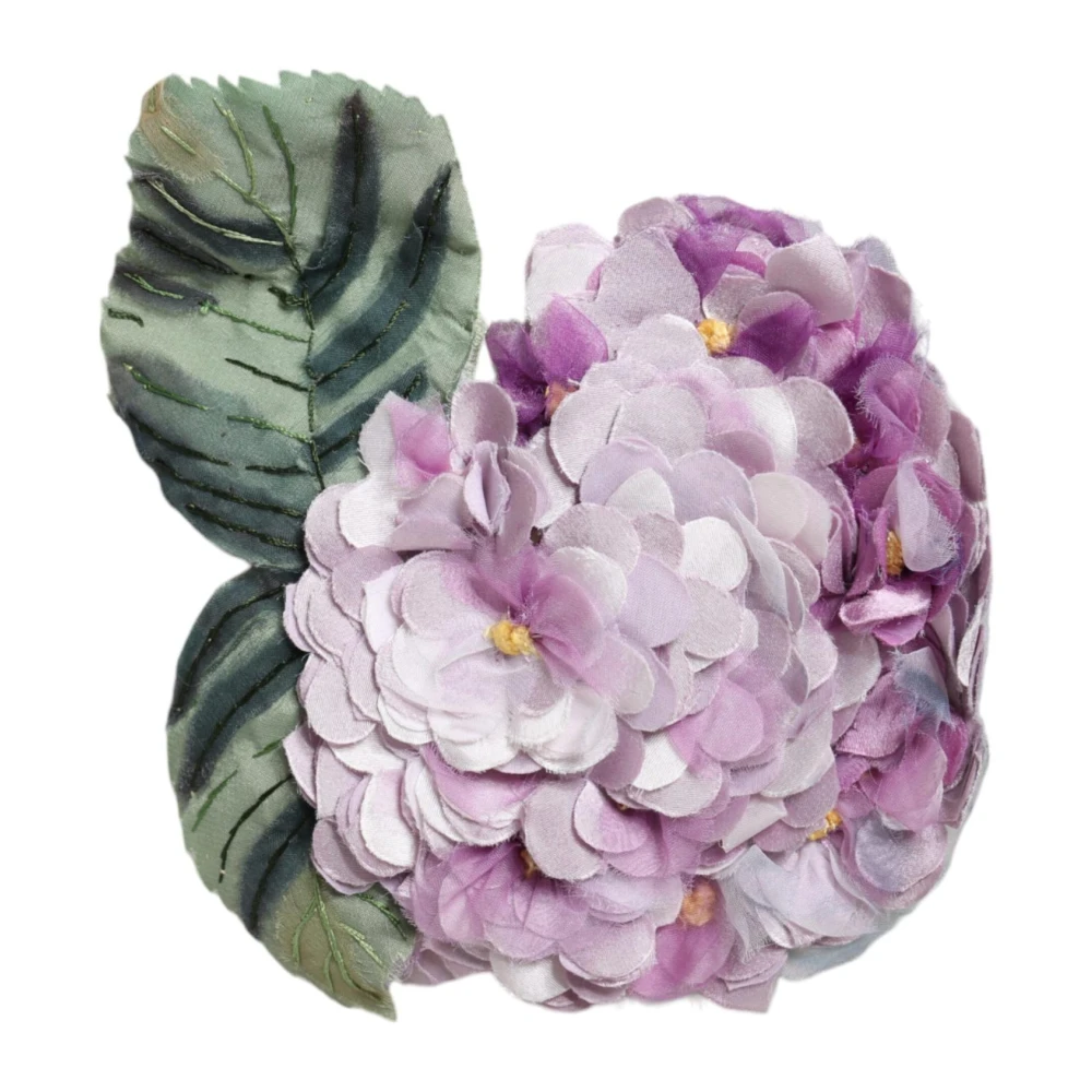 Gull Hortensia Blomst Pin Brosje