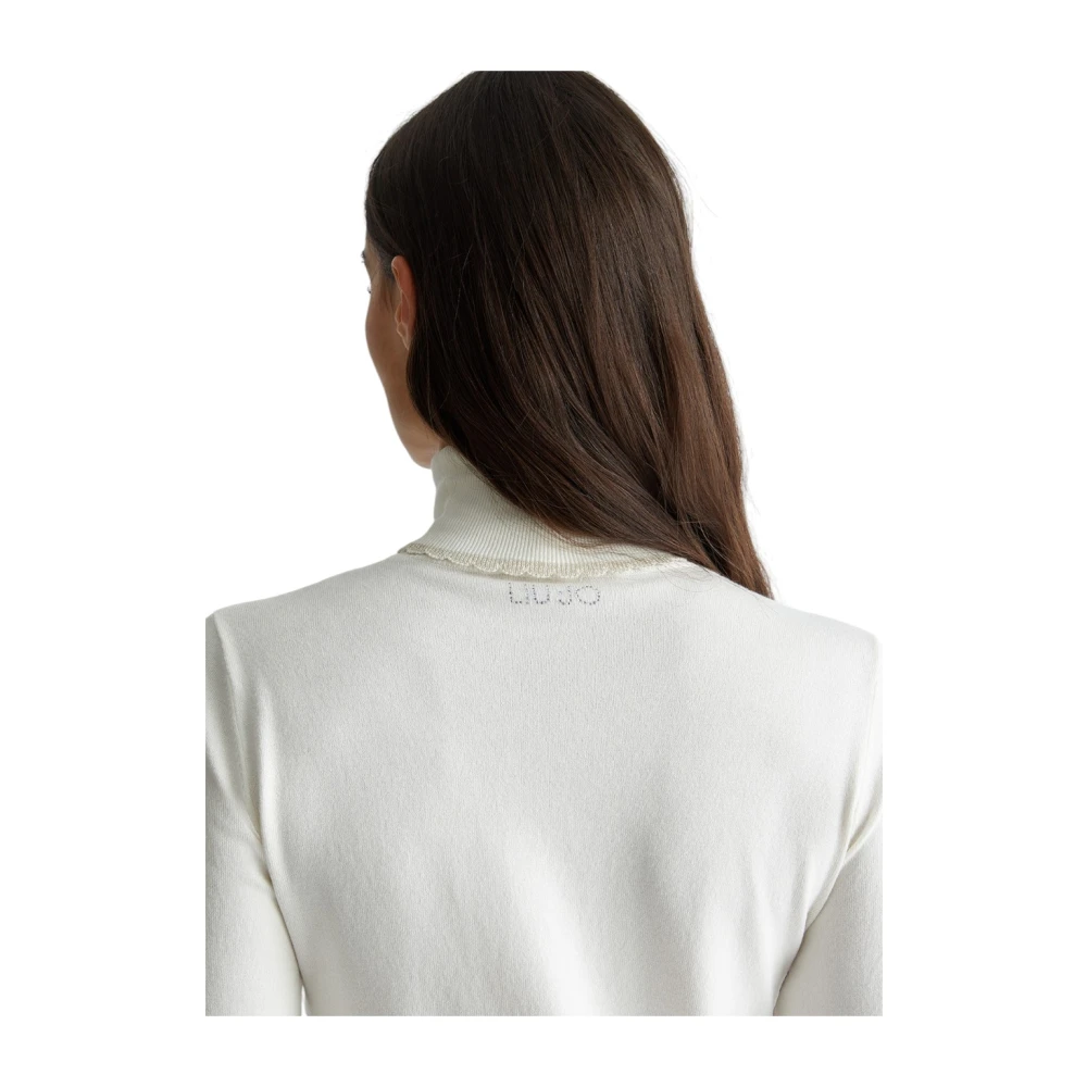 Liu Jo Stijlvolle Gebreide Top White Dames