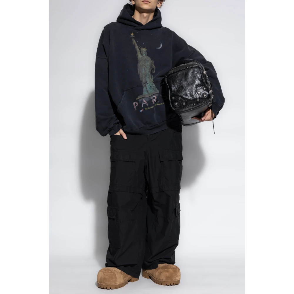 Balenciaga Cargo Broek Black Heren