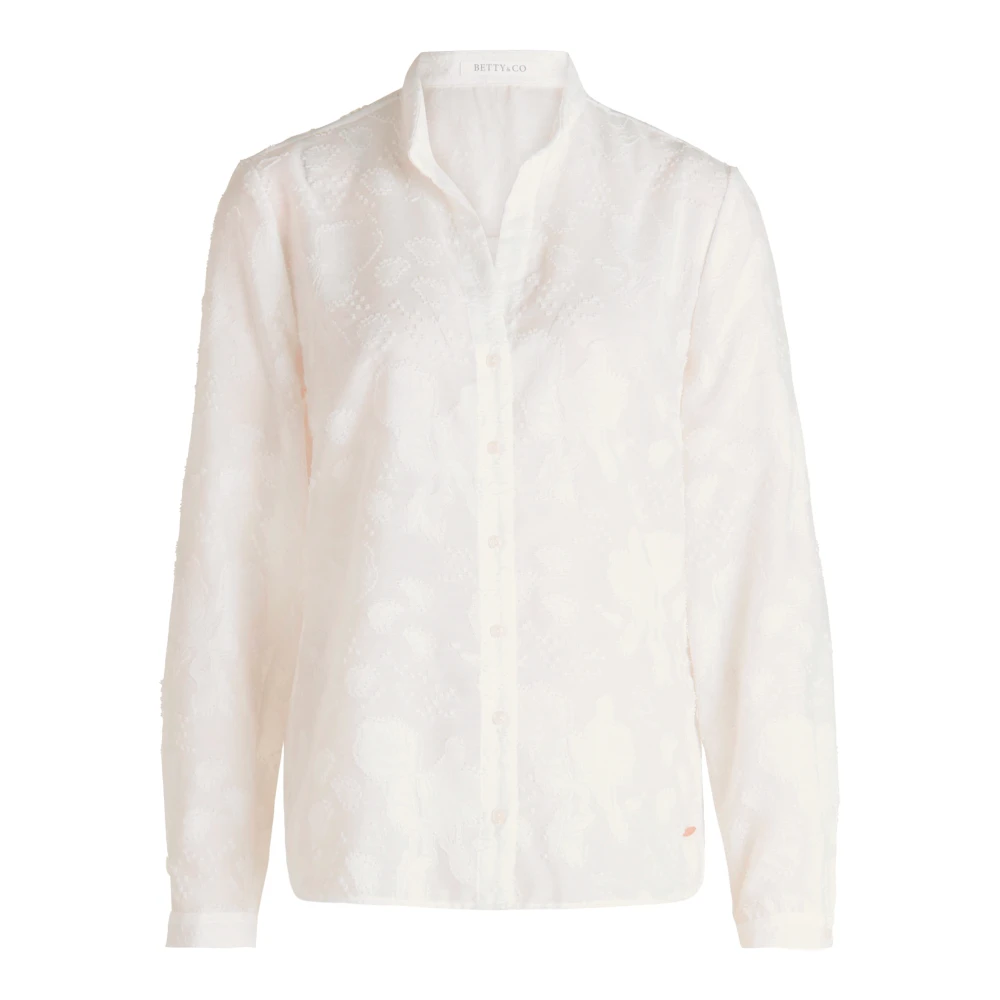 Betty & Co Overhemd met patroon White Dames