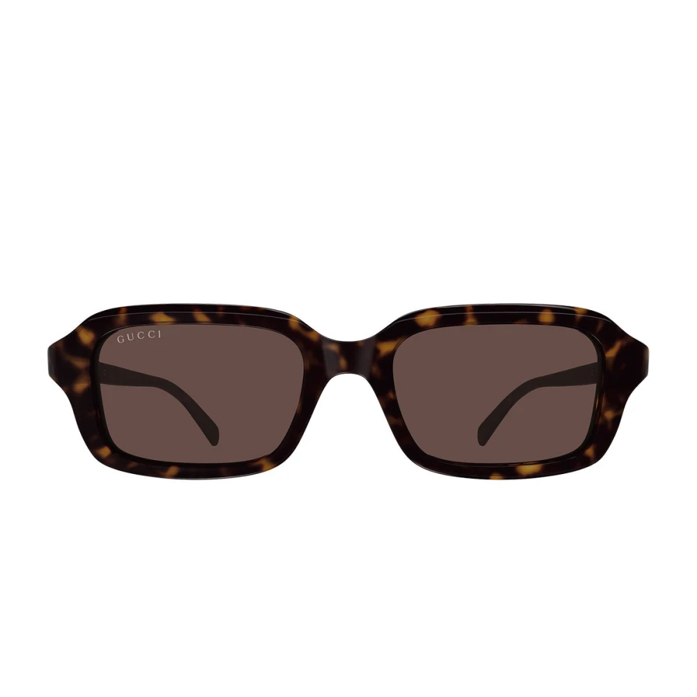 Gucci Unisex Brown Sunglasses, 50 Mm, Rectangular Sunglasses