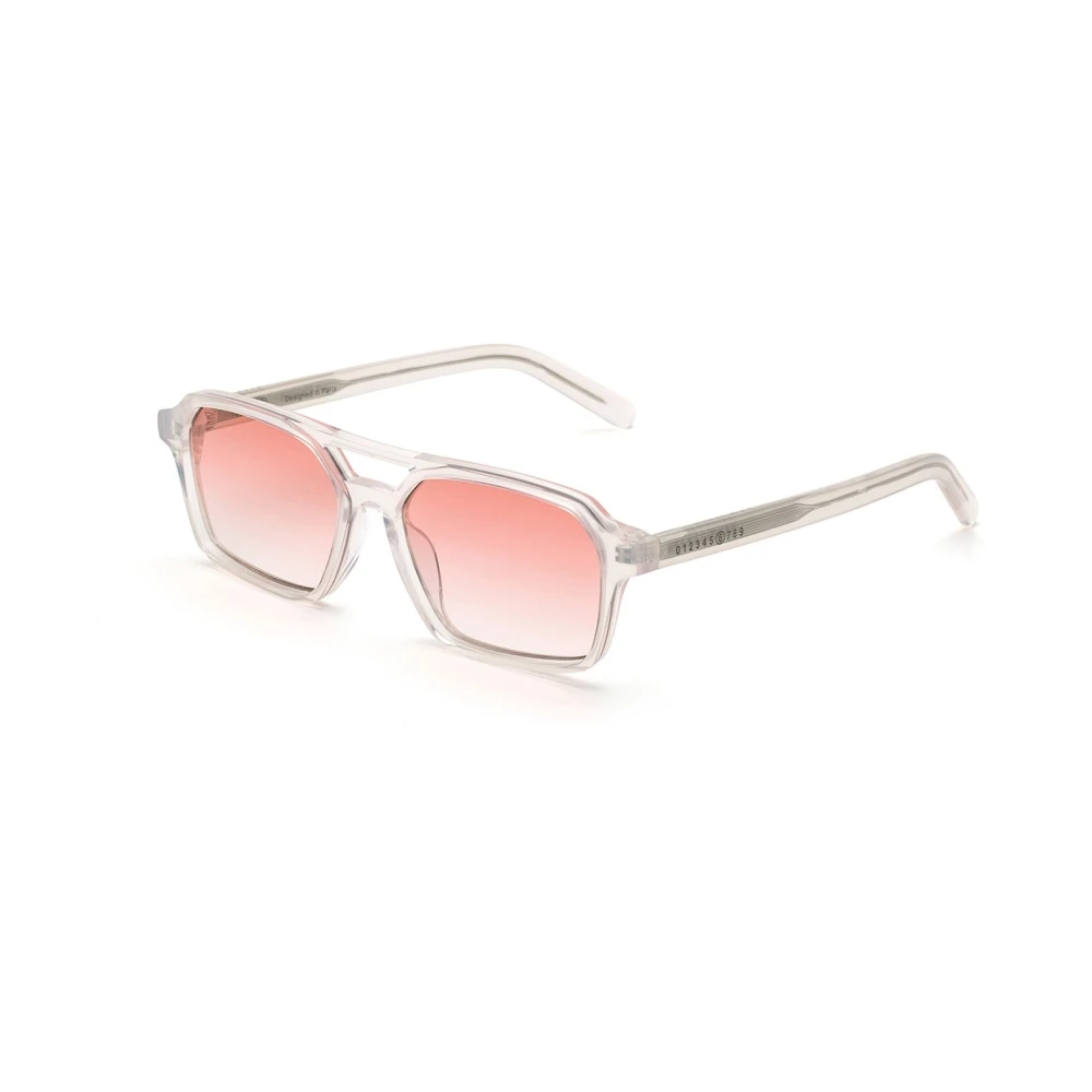 Mm6 Maison Margiela Unisex Gray Pearl Sand Sunglasses