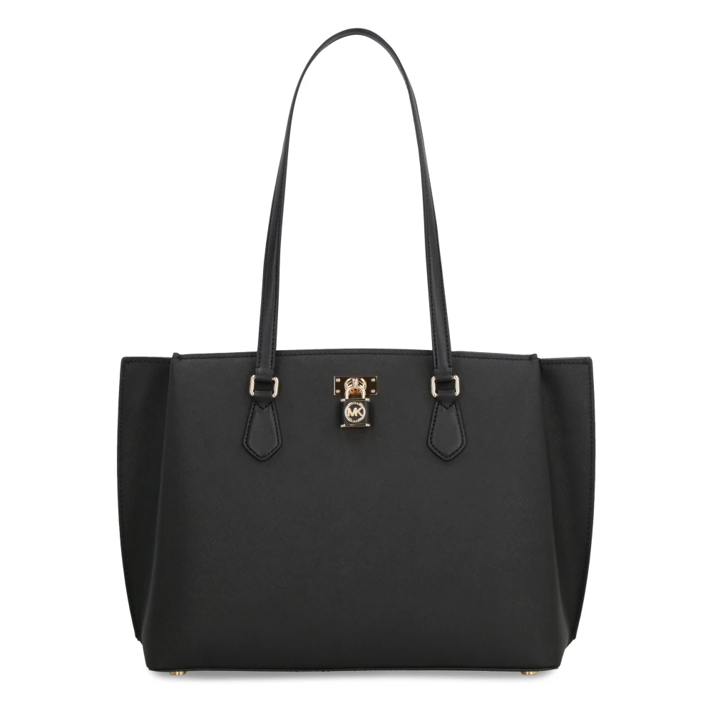 Michael Kors Ruby lederen tote bag Black Dames