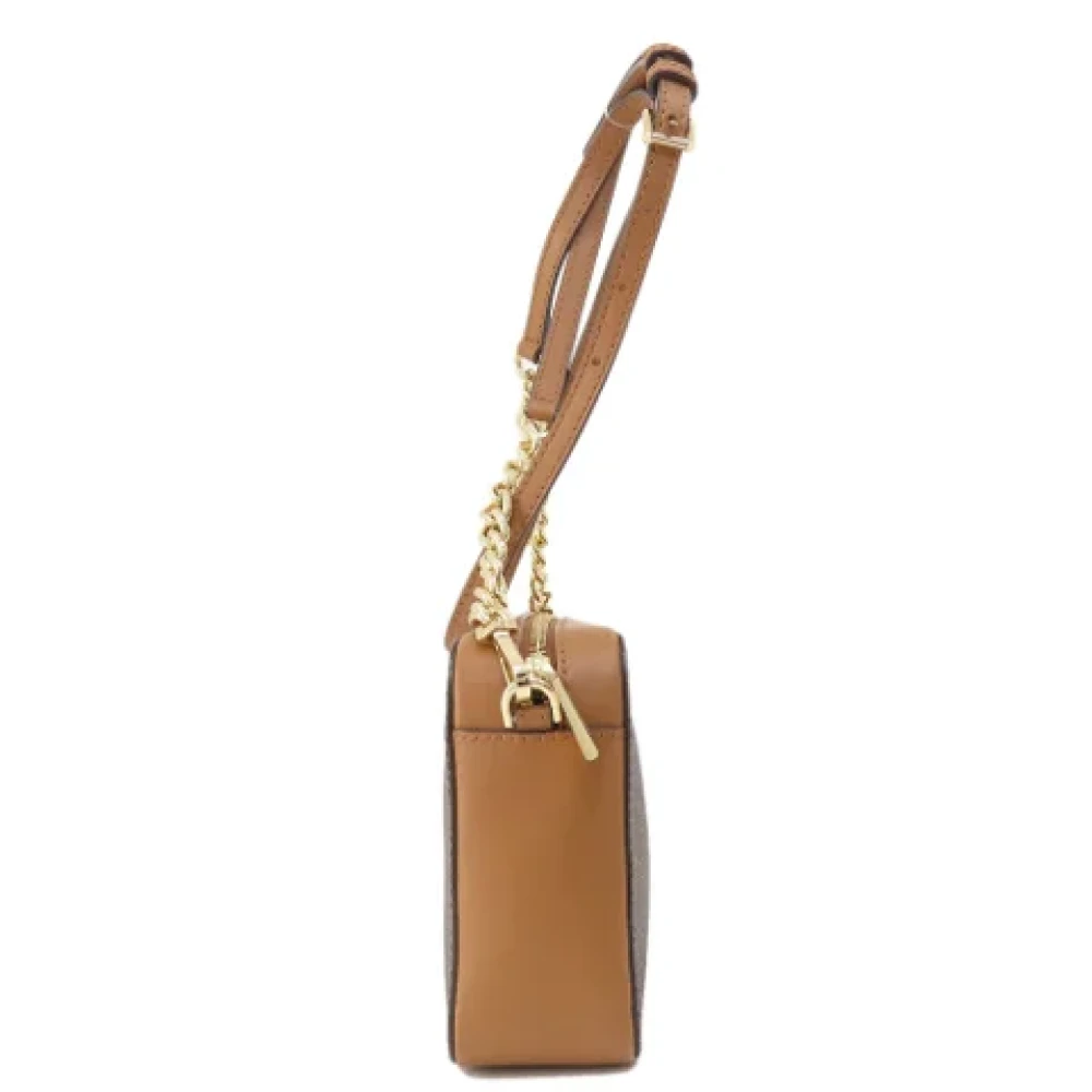 Michael Kors Pre-owned Plastic shoulder-bags Brown Dames