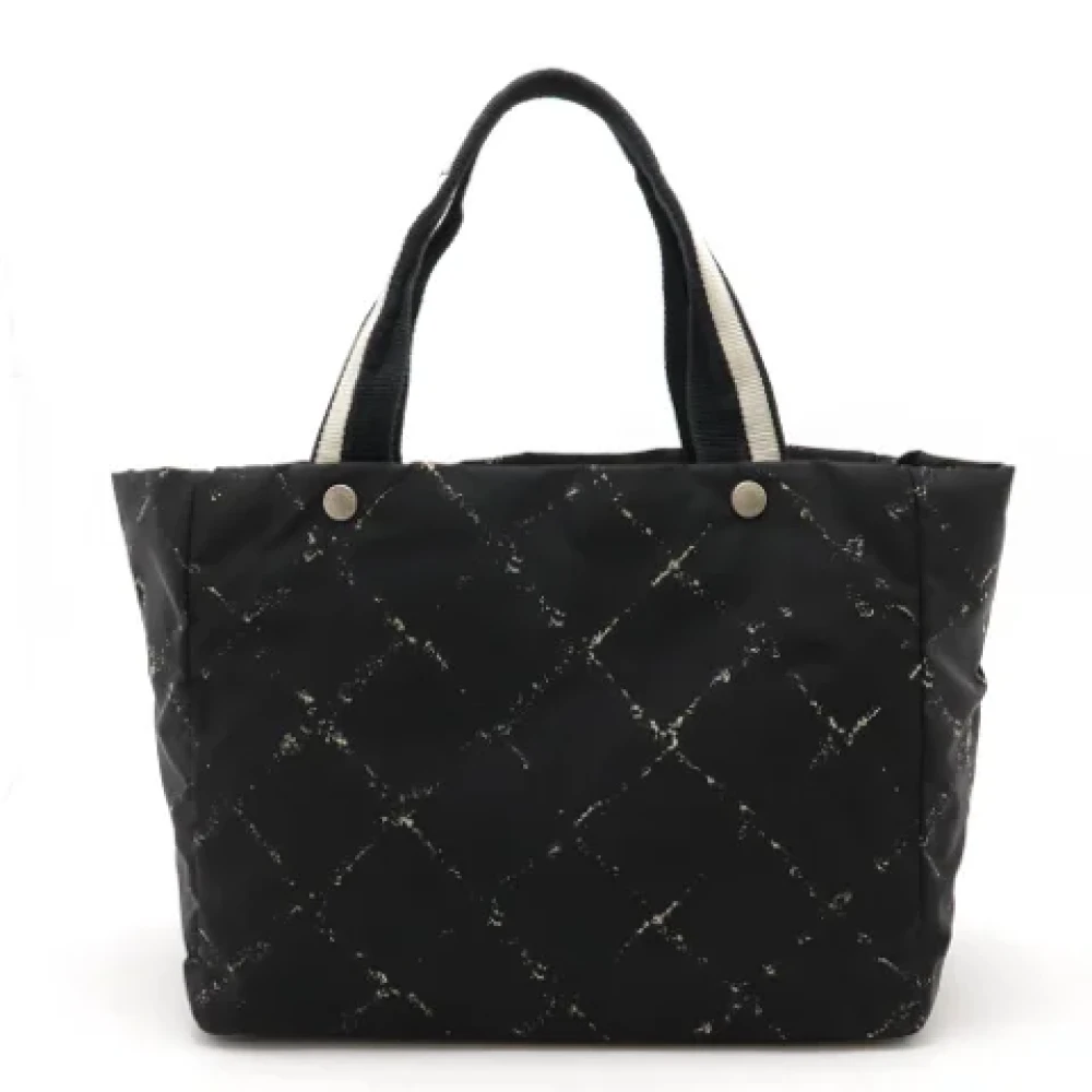 Chanel Vintage Pre-owned Nylon chanel-bags Black Dames