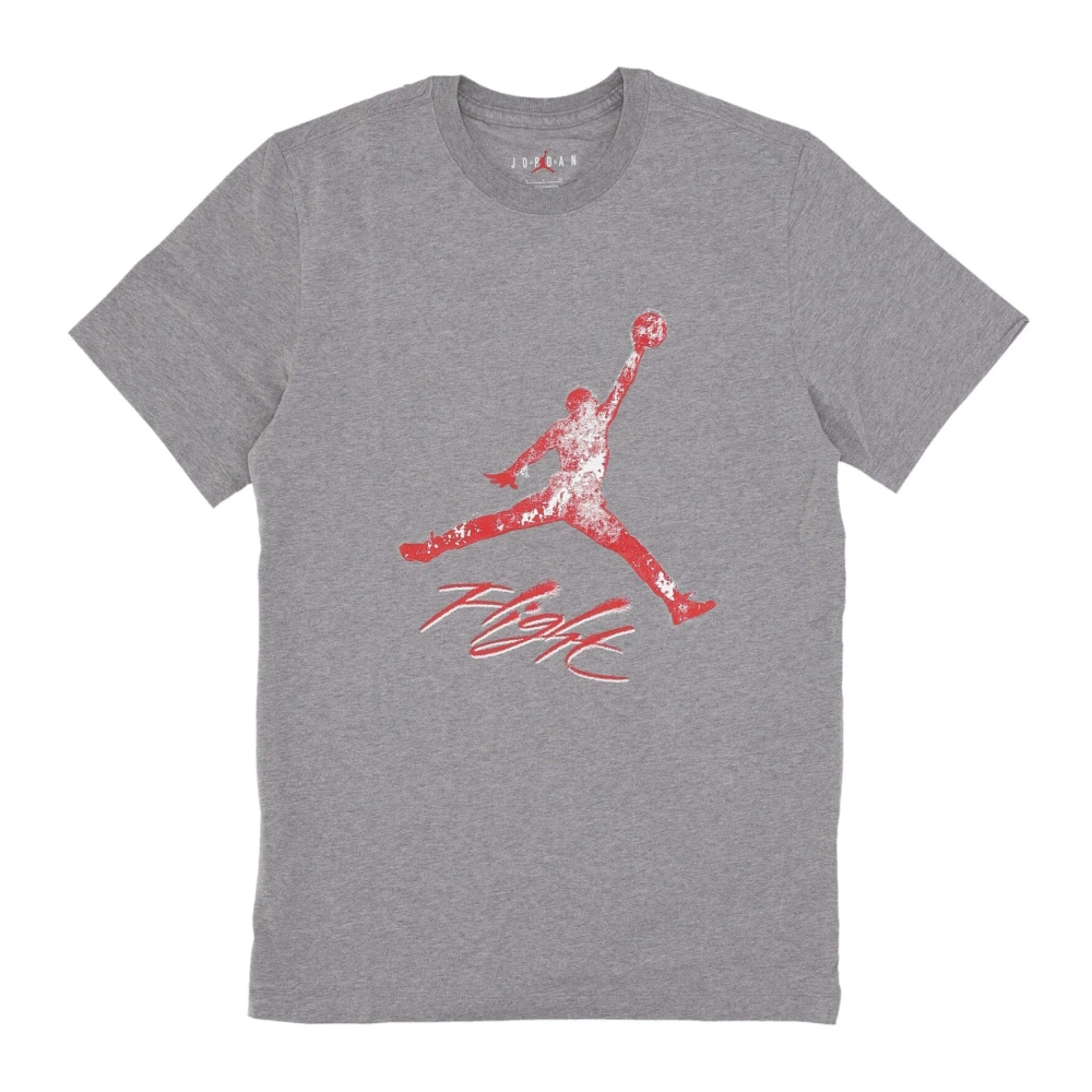 Jordan Men's Gray Training T-Shirts & Tops, Xl, Essentials Jumpman Tee In Carbon Heather