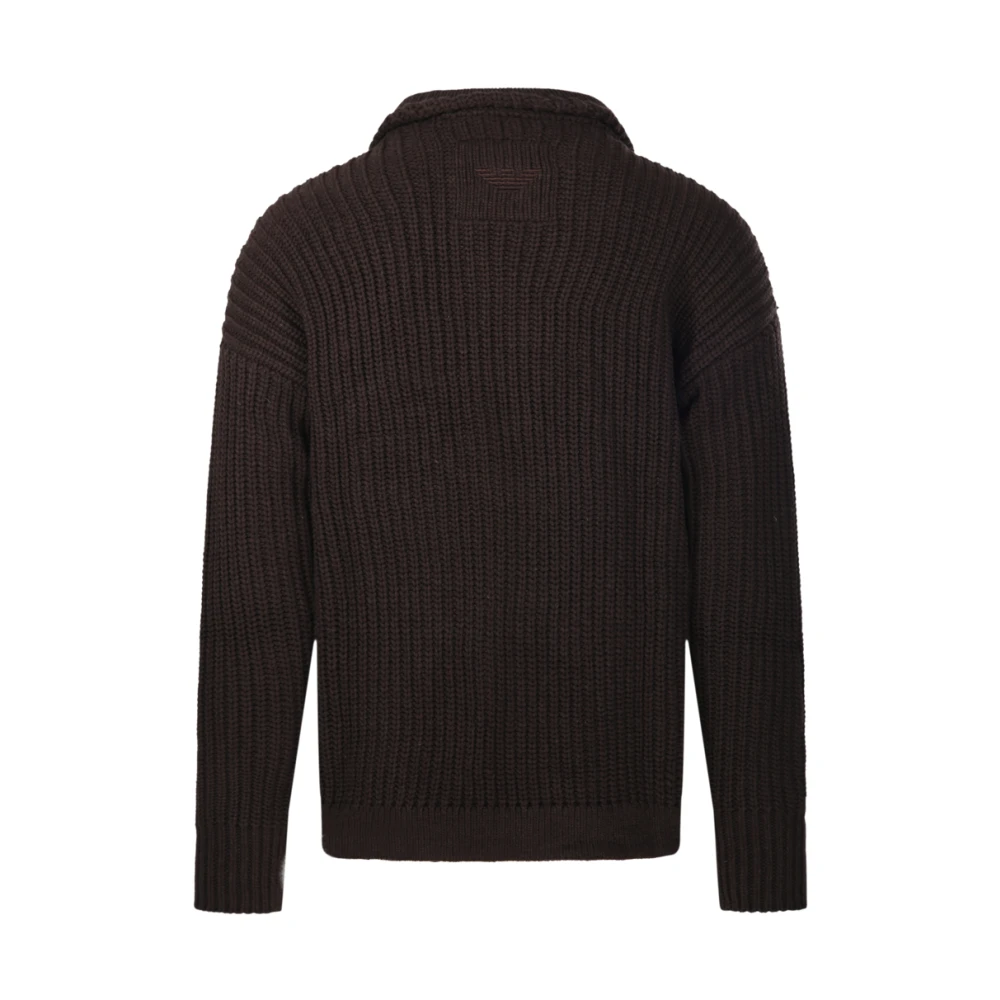 Emporio Armani Bruin Mel Blouson Jack Brown Heren