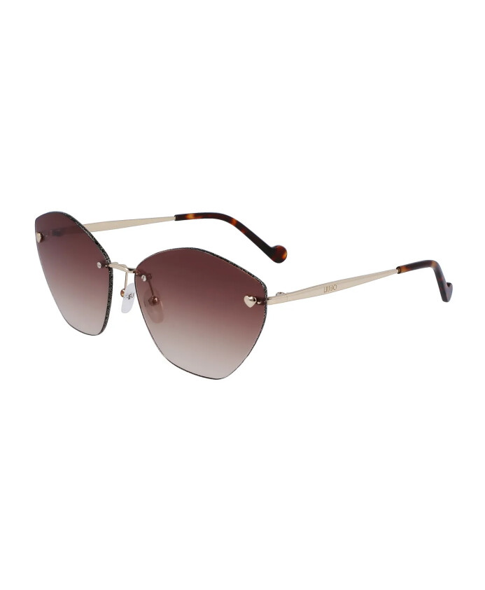 golden-frame-sunglasses-with-brown-lenses