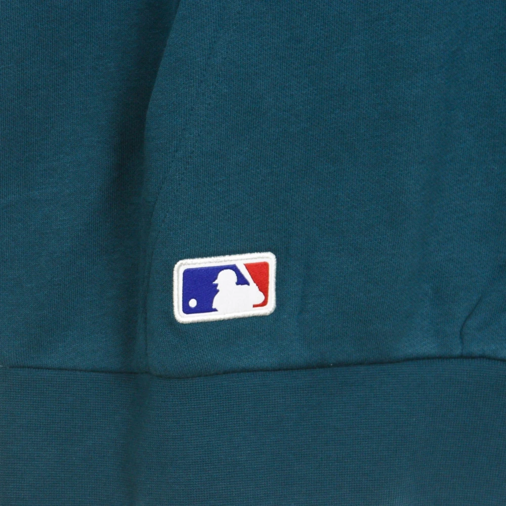 new era Team Logo Hoody in Donker Turquoise Wit Blue Heren