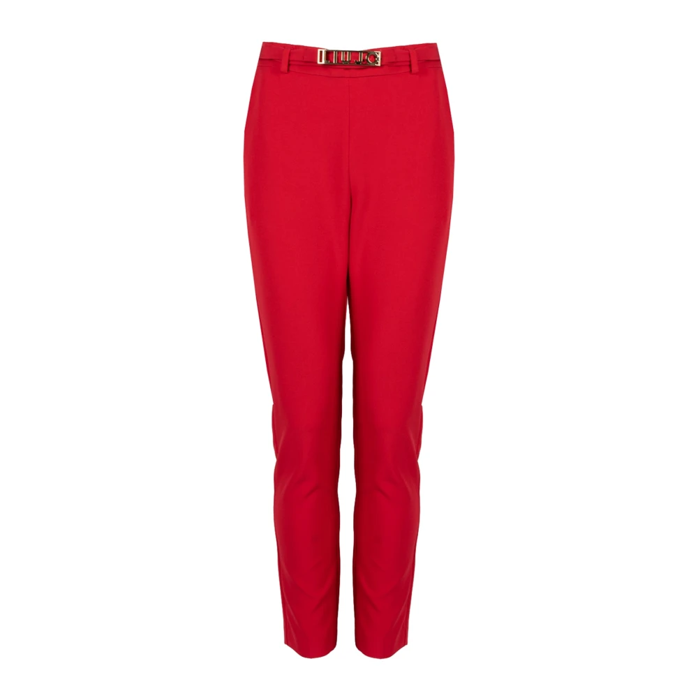 Liu Jo Elegante Slim Fit Broek Red Dames