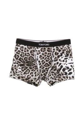 Leopard Cotton Boxer Briefs
