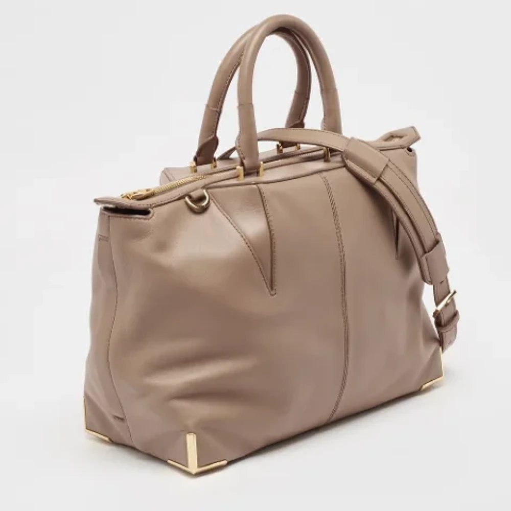 Alexander Wang Pre-owned Leather totes Beige Dames