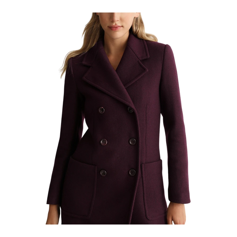 Liu Jo Stijlvolle Winterjas Purple Dames