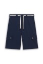 blue-chevron-drawstring-cotton-shorts