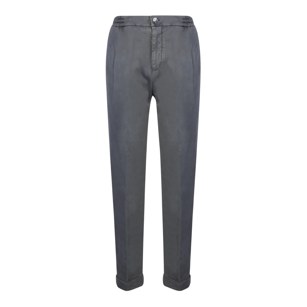 Kiton - Trousers > Chinos - Gray - Kiton - Modalova