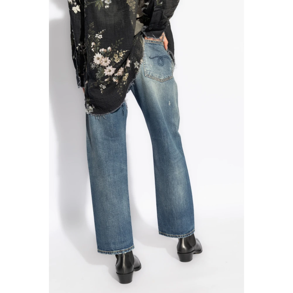 R13 Jeans met een vintage-effect Blue Dames