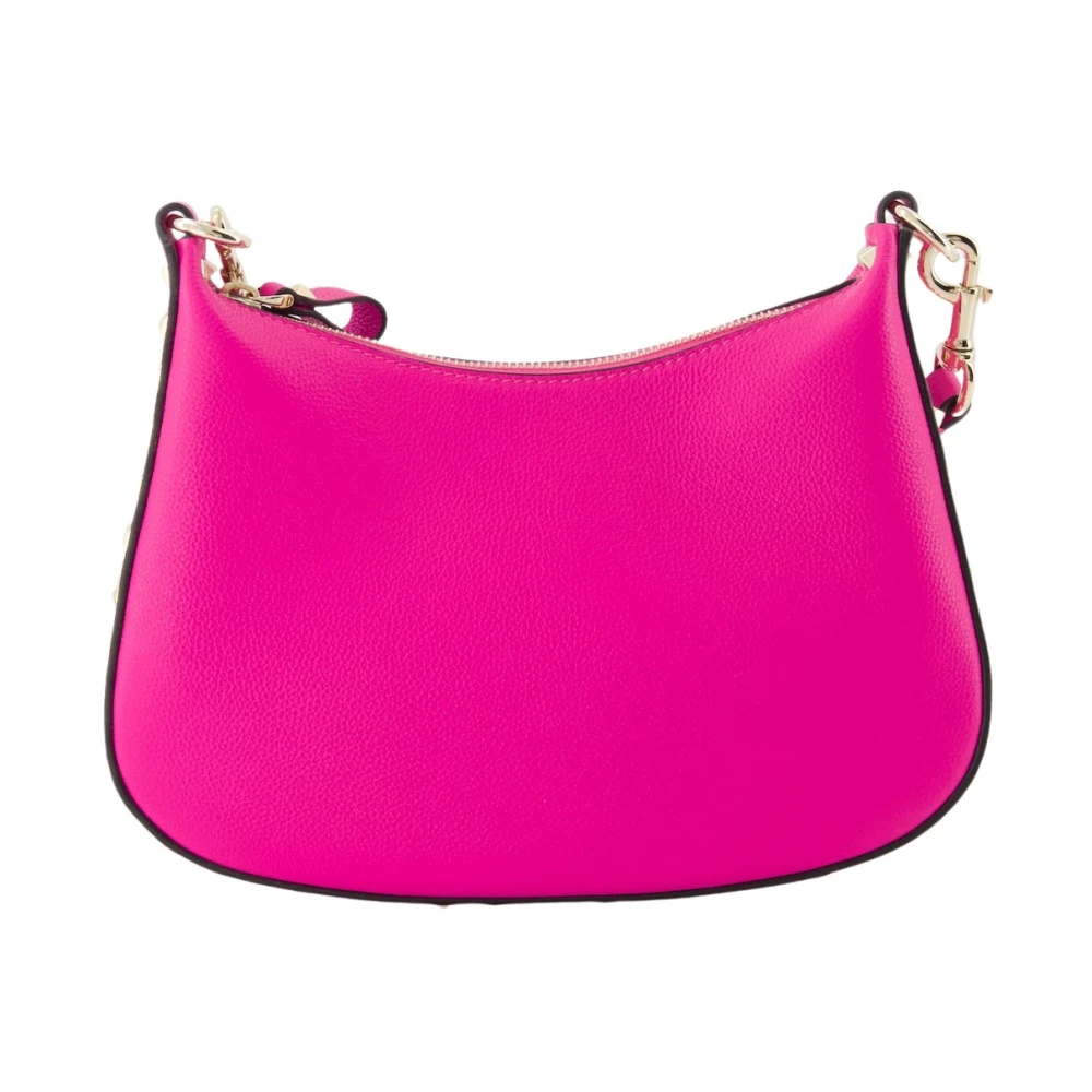 Valentino Garavani Hobo tas van textuurleer Pink Dames