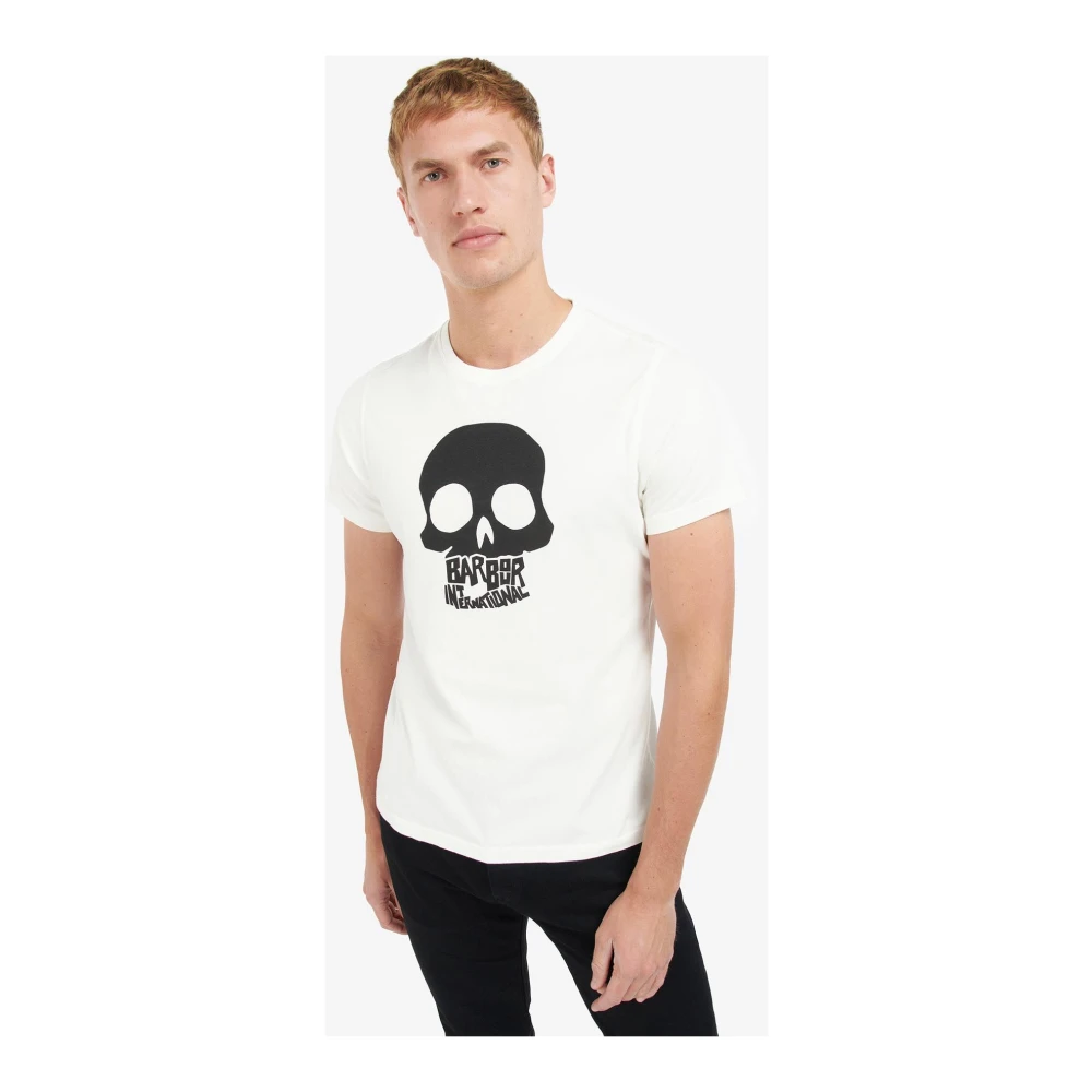 Barbour Grafische Print T-Shirt White Heren