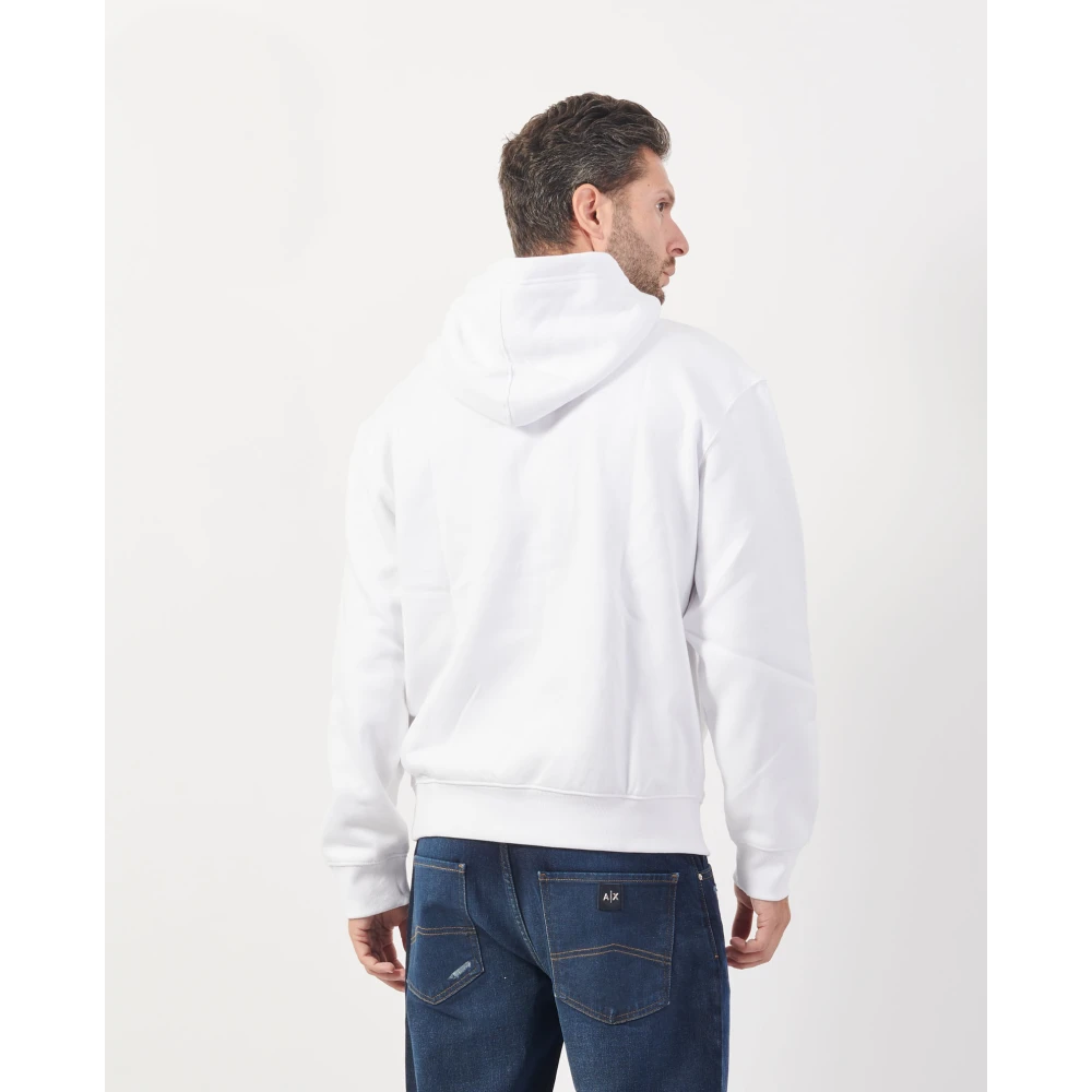 Guess Biologisch katoenen hoodie met American Tradition logo White Heren