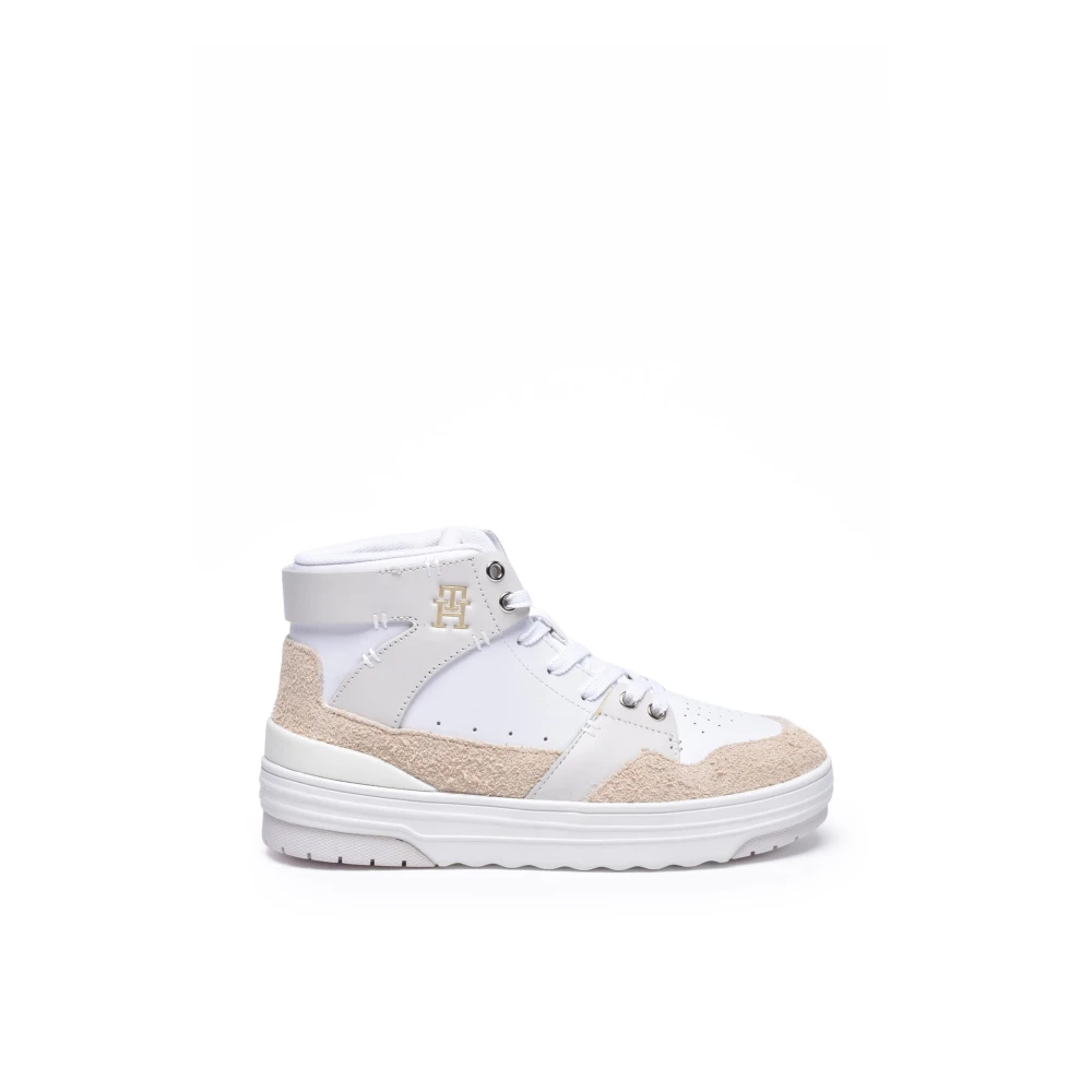Tommy Hilfiger Premium Basket Dames Schoenen Wit
