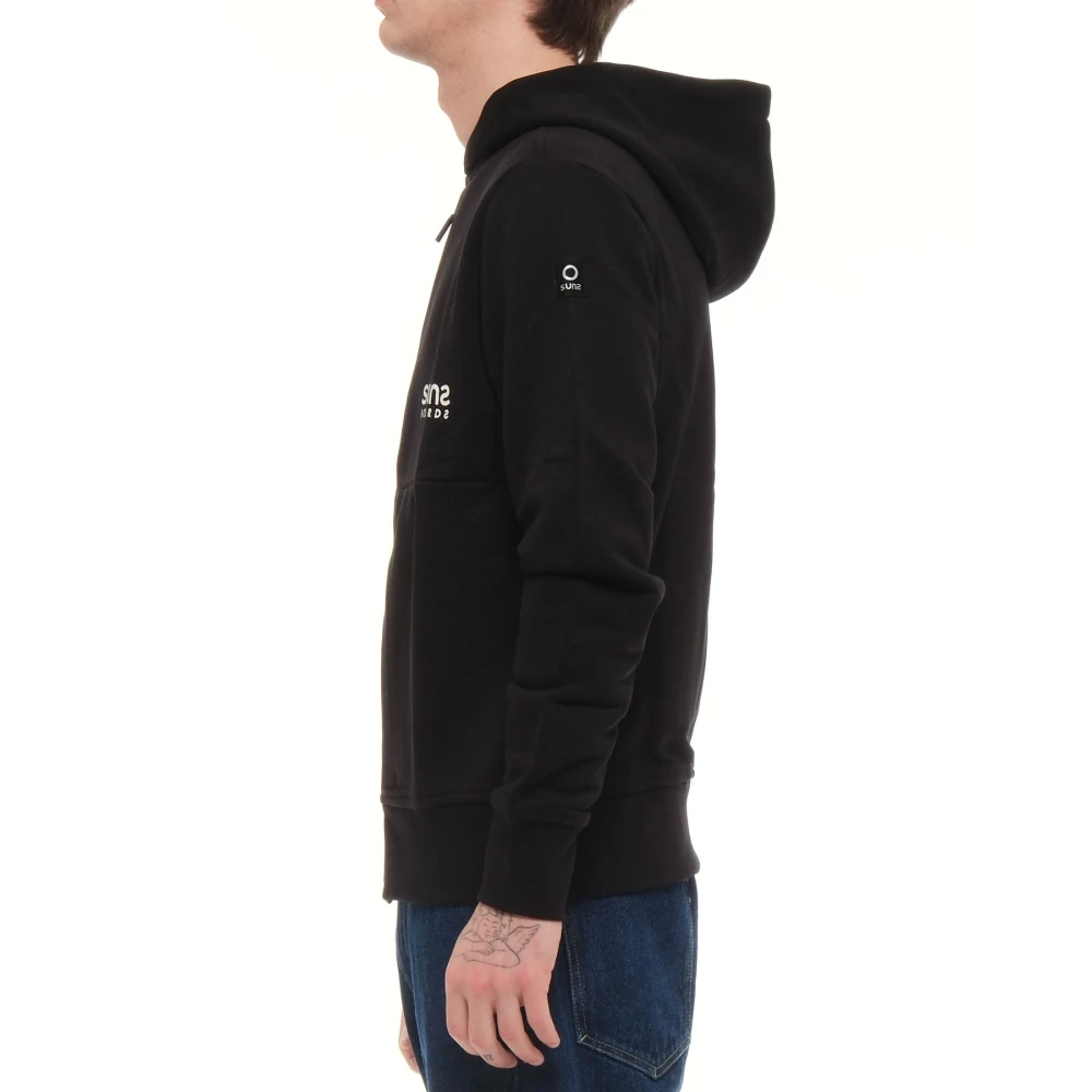 Suns Stijlvolle Sweatshirt voor Mannen Black Heren