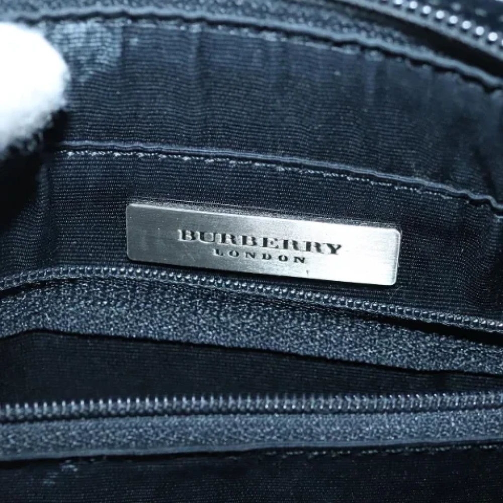 Burberry Vintage Pre-owned Leather handbags Black Dames