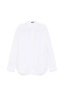 white-button-up-shirt-with-pleat-detailing