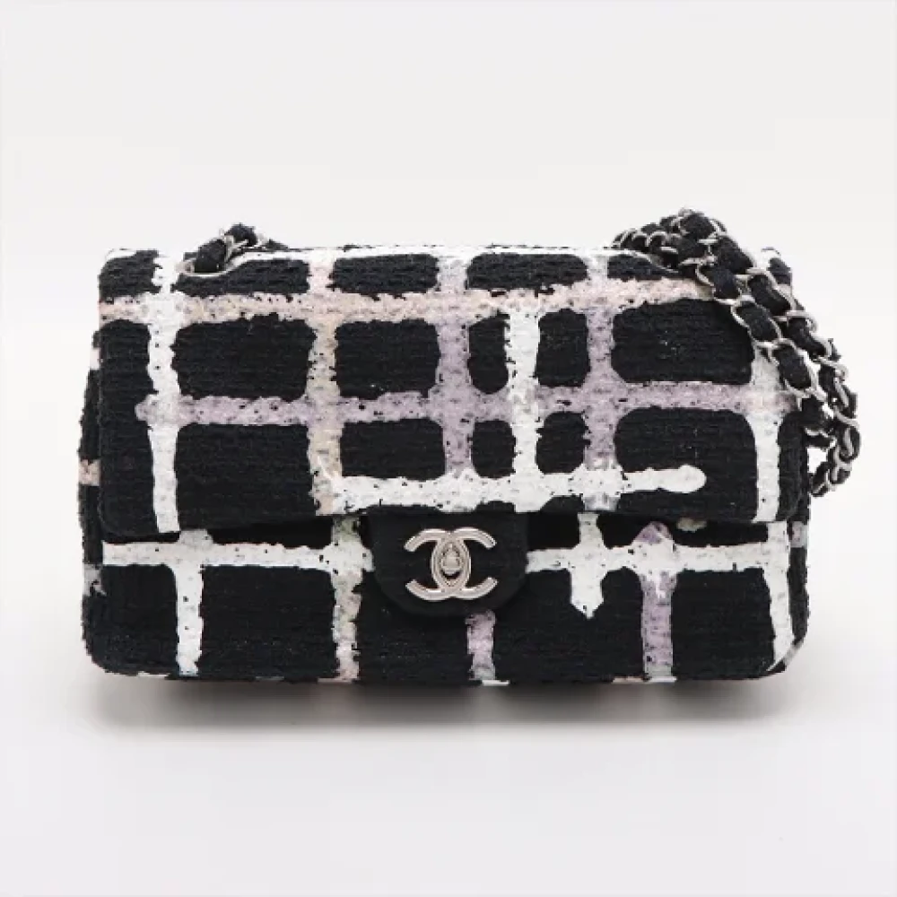 Chanel Vintage Pre-owned Fabric chanel-bags Black Dames