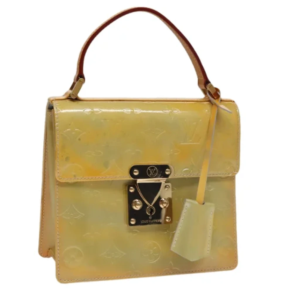 Louis Vuitton Vintage Pre-owned Leather handbags Green Dames