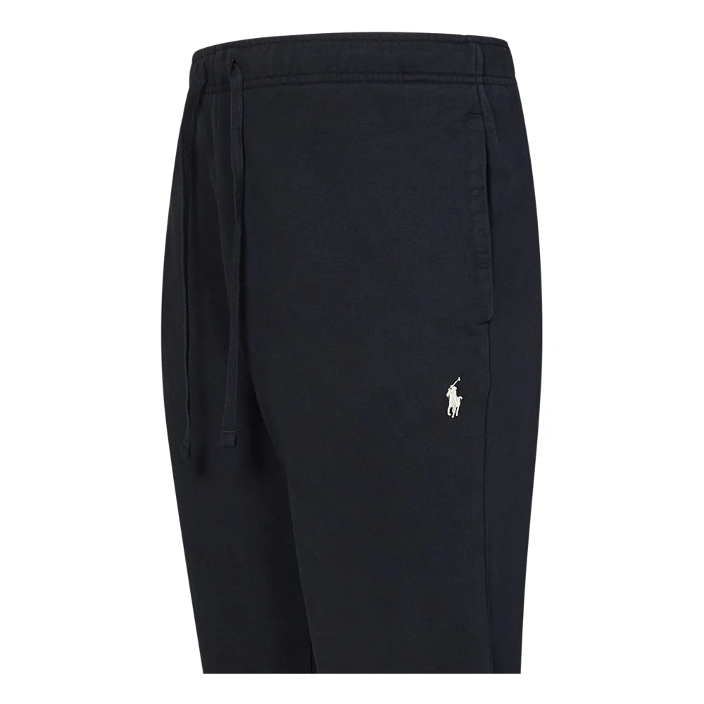 Polo Ralph Lauren Zwarte Joggers Aw24 Stijl Black Heren