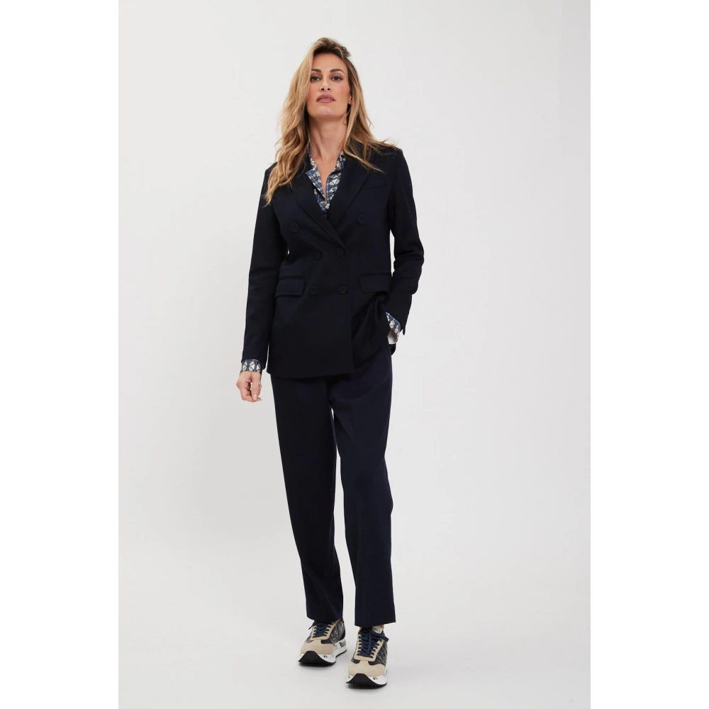 Circolo 1901 Stijlvolle Broek Blue Dames